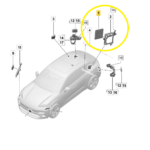 Modulo Conforto Bcm Porsche Macan 4S Eletric 2025 2026 Oem - Imagem 2