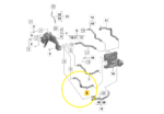 Tubo Mangueira Agua Motor Porsche Macan 4S Eletric 2026 Oem - Imagem 2