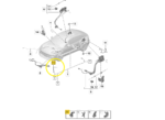 Suporte  Chicote Elétrico Motor  Porsche Macan 4S Ev 25 26 - Imagem 2