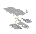 Suporte Tampao Bagagito Mercedes Benz A35 Amg 2019 2023 Esq - Imagem 2