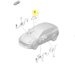 Chicote Forro Porta Porsche Macan 4S Ev 2025 2026 Diant Dir - Imagem 2
