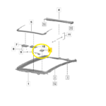Modulo Controle Teto Solar Porsche Macan 4S Eletric 2025 26 - Imagem 2