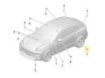 Luz Cortesia Teto Porsche Macan 4S Ev 2025 2026 Traseiro Esq - Imagem 2