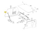 Forro Lateral Porta Malas Mercedes Benz A35 Amg 19 a 23 Dir - Imagem 2
