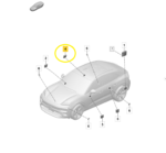 Modulo Controle Porta Porsche Macan 4S Ev 2025 2026 Tras Dir - Imagem 2
