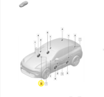 Alto Falante Painel Porsche Macan 4S Eletric 2025 2026 Oem - Imagem 2
