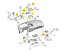 Grade Alto Falante Painel Porsche Macan 4S Eletric 2025 2026 - Imagem 2