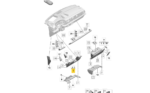 Acabamento Inf Painel Instrumentos Porsche Macan 4S 2025 26 - Imagem 2