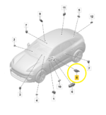 Botão Memoria Banco Trava Porta Porsche Macan 4S Ev 26 Esq - Imagem 2
