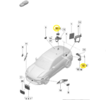 Modulo Sensor Ponto Cego Porsche Macan 4S 2025 2026 Traseiro - Imagem 2