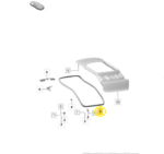 Borracha Tampa Porta Malas Porsche Macan 4S Ev 2025 2026 - Imagem 2