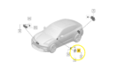 Suporte Modulo Amplificador Som Porsche Macan 4S Ev 25 26 - Imagem 2